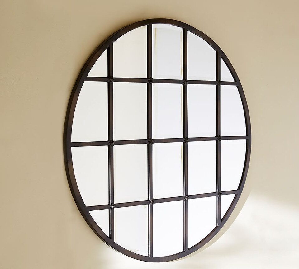 Eagan Multipanel Round Mirror Pottery Barn Australia